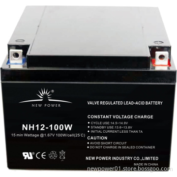 High Rata Battery/Telecommunication Systems Battery (NH12-100W)